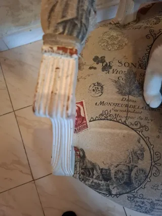 Poltrona Luigi XVI Stampata Vintage
