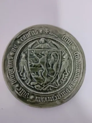 Facsímiles sellos medievales porcelana