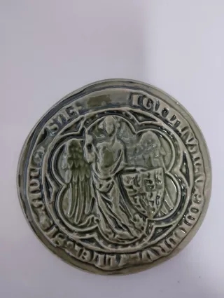 Facsímiles sellos medievales porcelana