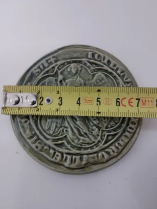 Facsímiles sellos medievales porcelana