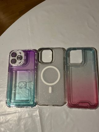 Fundas iPhone 15 Pro Max (3 unidades)