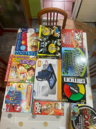 Lote de juegos de mesa infantiles