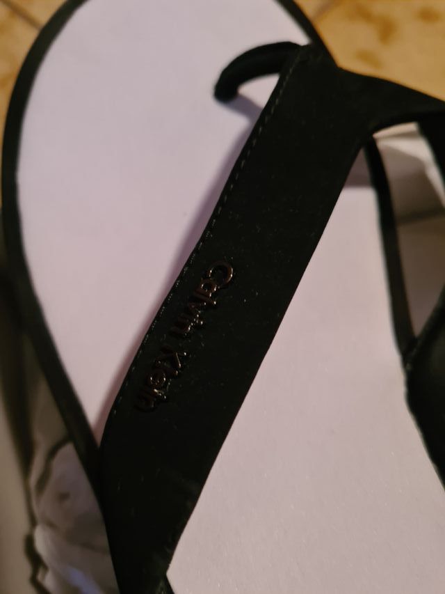 Ciabatte infradito donna Calvin Klein nere