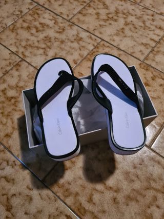 Ciabatte infradito donna Calvin Klein nere