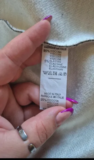 Giacca grigia con collo bianco taglia S