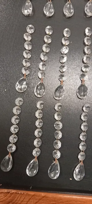 Lágrimas de cristal para lámpara