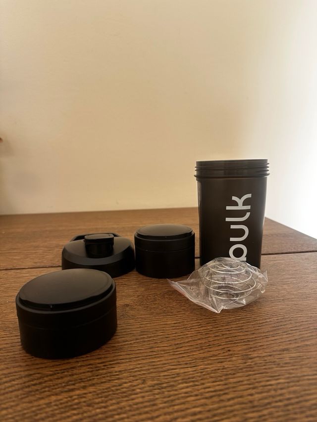 Vaso batido gym negro