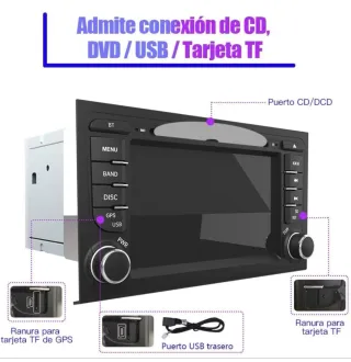 AWESAFE Radio Coche 7 Pulgadas con Pantalla Táctil