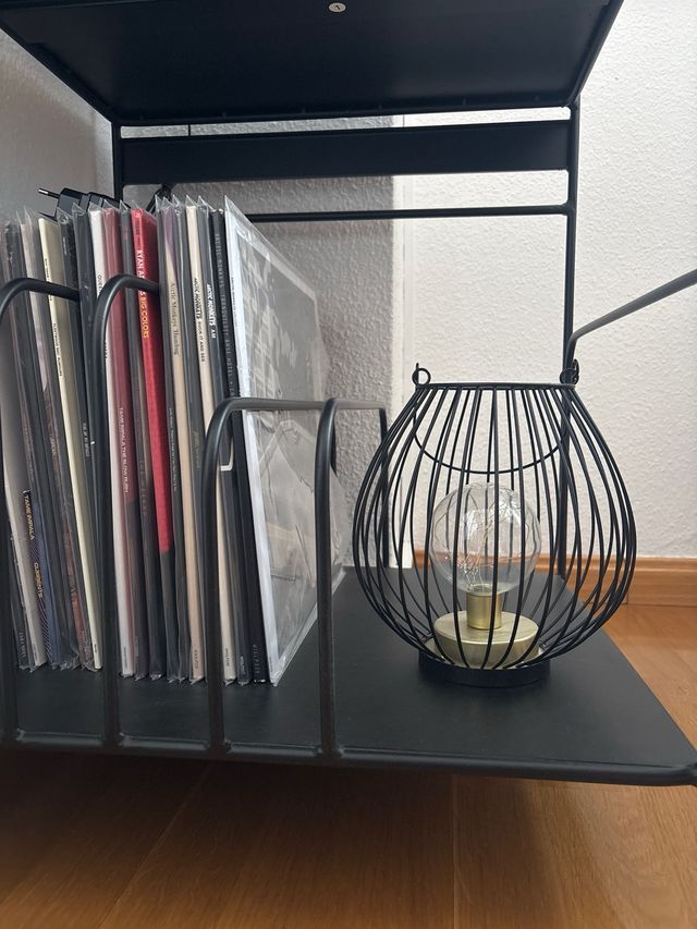 Lampada LED Decorativa in Metallo e Cristallo