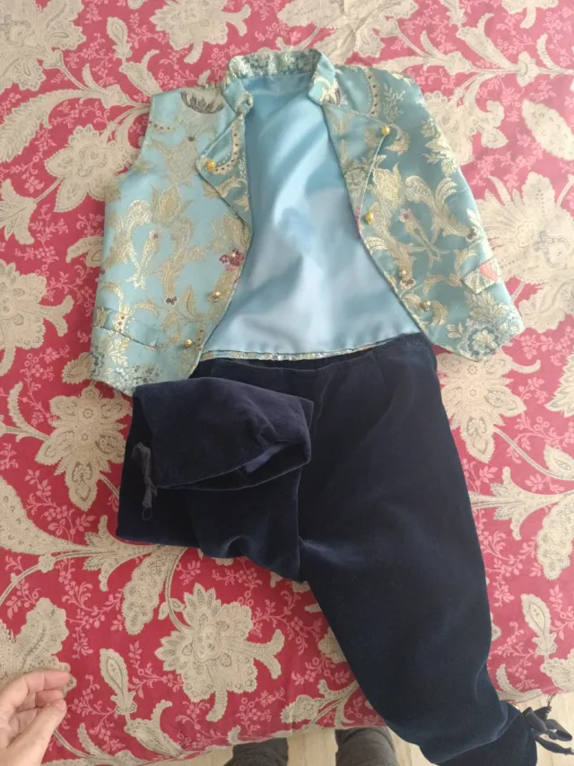 Traje Fallero Niño Azul 7-10 Años