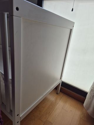 Cuna blanca ikea  para bebé