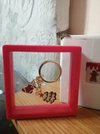 Set Regalo Natale tazza Pan di Zenzero+portachiavi