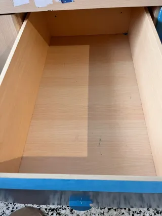 Cama juvenil con cajones más escritorio con cajone