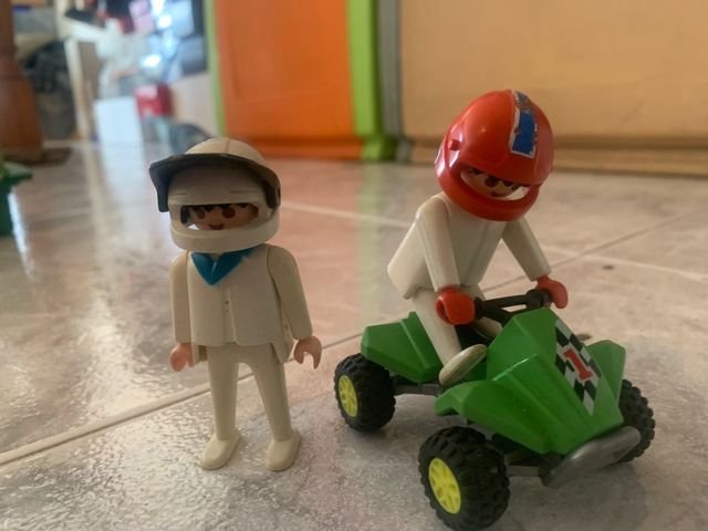 Playmobil Pilotos y Quad