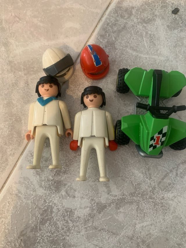 Playmobil Pilotos y Quad