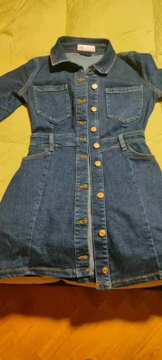 Vestido vaquero Zara Talla S