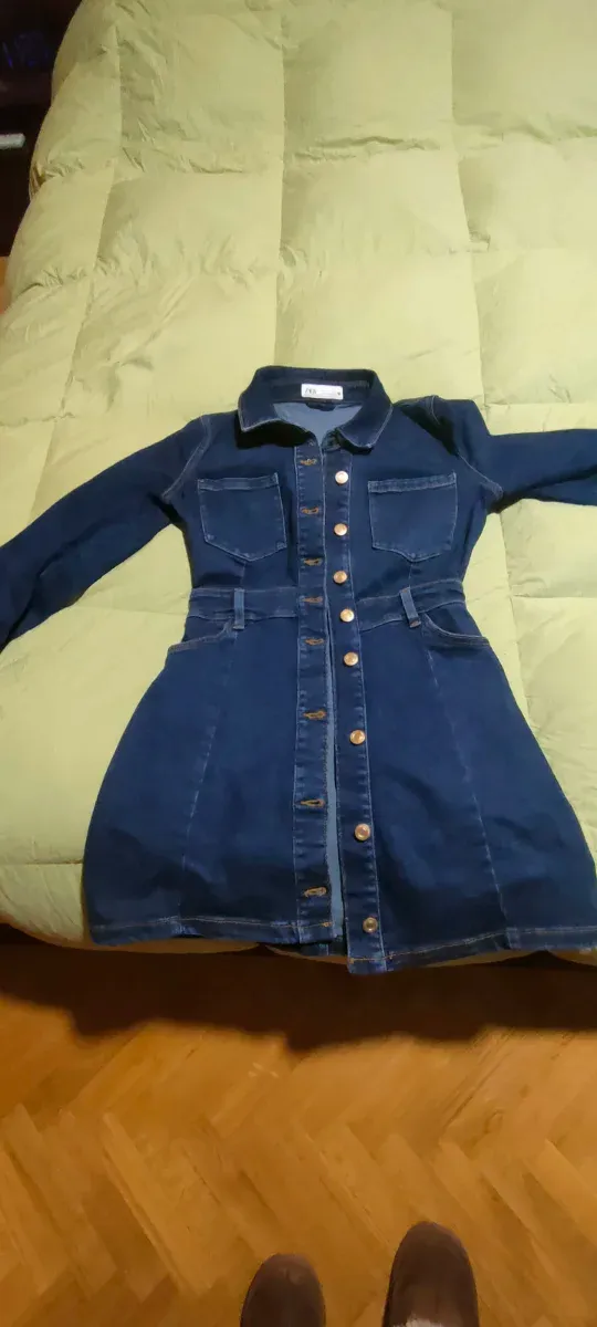 Vestido vaquero Zara Talla S
