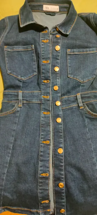Vestido vaquero Zara Talla S