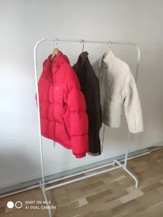 Burro perchero blanco metal