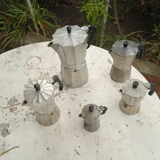 Cafeteras de aluminio