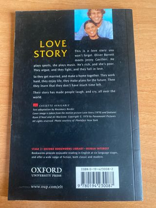 Oxford Bookworms Library 3: Love Story