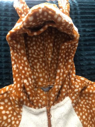 Pijama mono ciervo talla M