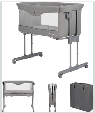 Mini cuna con colchón