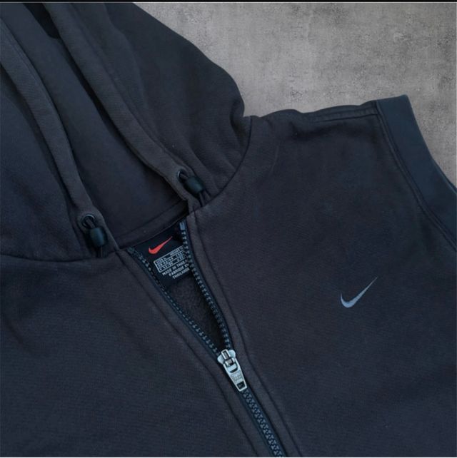Gilet con cappuccio Nike vintage blu