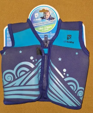 Chaleco natación bebé dvbaby 18m-3 años