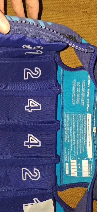 Chaleco natación bebé dvbaby 18m-3 años