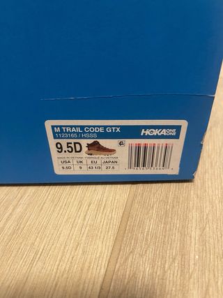 Scarpe trekking Hoka Trail Code GTX Tg 43e1/3