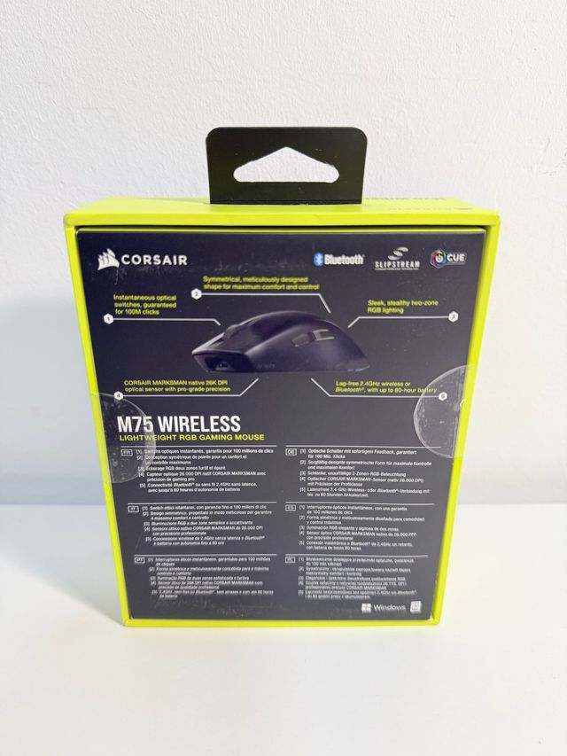 Ratón Gaming Corsair M75 Wireless Nuevo 3A Garantí