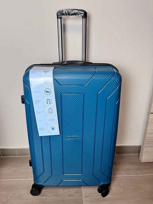 Lote 3 Maletas Polipropileno Azul