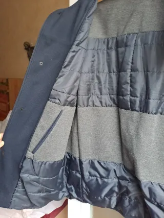 Chaquetón Zara Hombre Negro