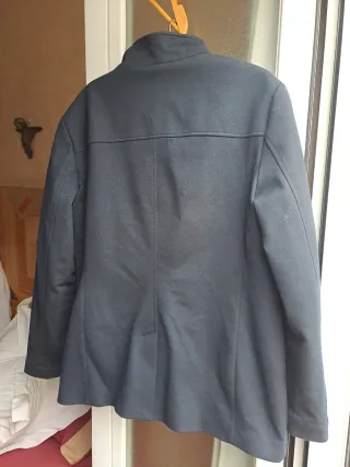 Chaquetón Zara Hombre Negro