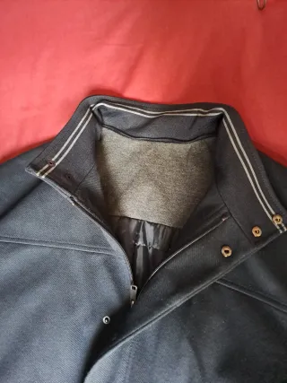Chaquetón Zara Hombre Negro