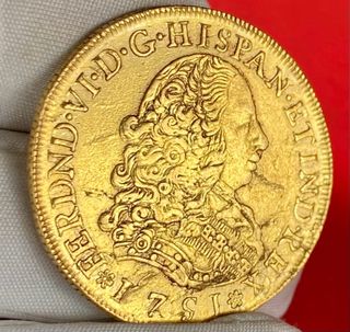 8 Escudos Fernando VI 1751 Lima