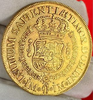 8 Escudos Fernando VI 1751 Lima