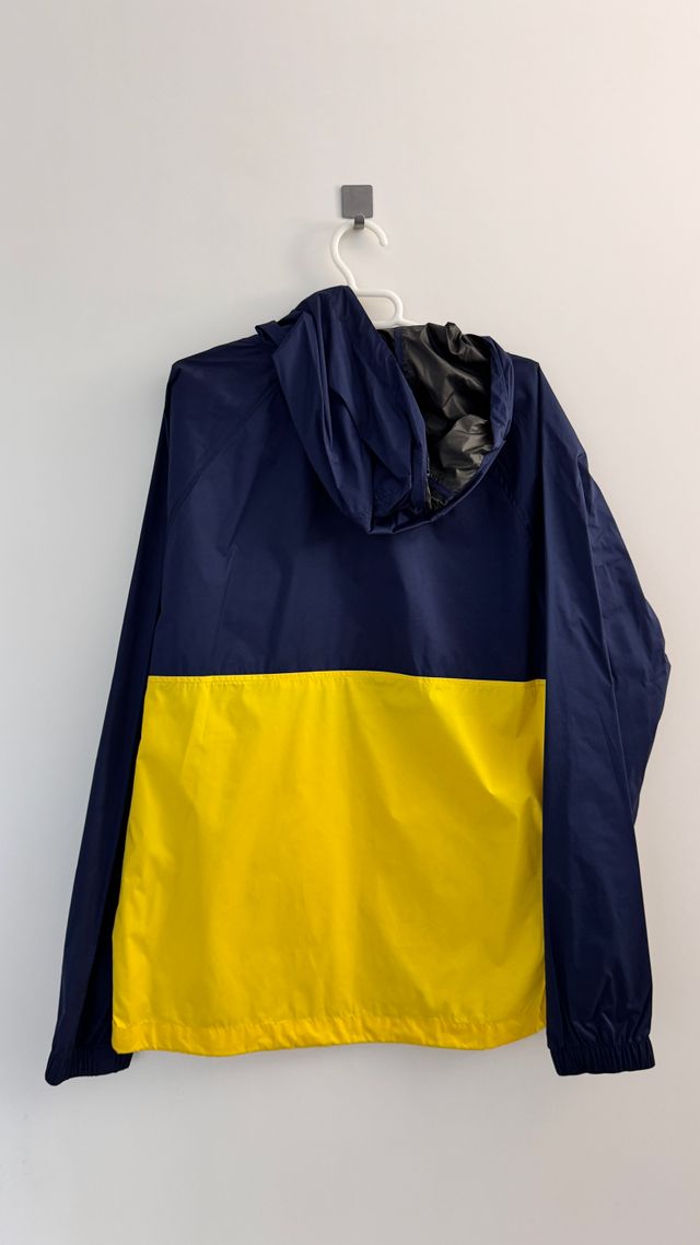 Chaqueta Cortavientos DC Shoes Azul y Amarillo