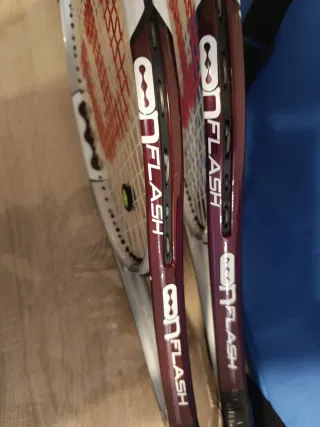 2 Raquetas de Tenis con Funda Azul