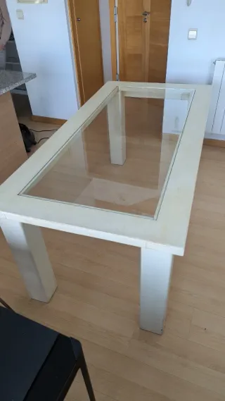 Mesa Comedor Cristal 180x90x76