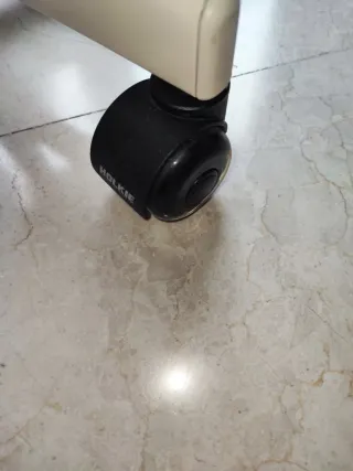 Silla de escritorio infantil rosa y blanca