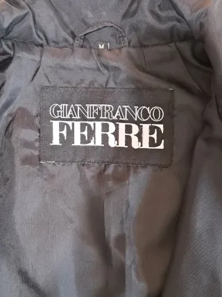Giaccone uomo Gianfranco Ferré nero