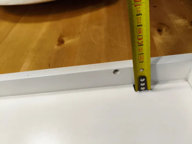 Estantes de pared blancos (madera)