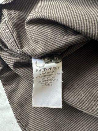 Camisa Fred Perry Talla L