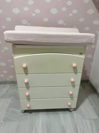 Bañera cómoda cambiador Micuna 4 cajones