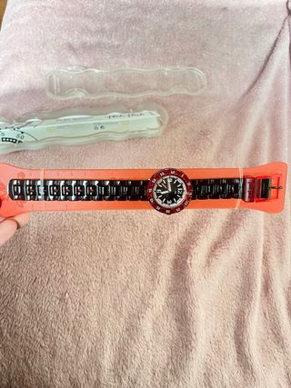 Orologio Flik Flak Bambino Rosso Nero