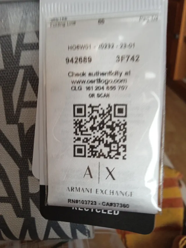 Bolso Tote Armani Exchange Beige