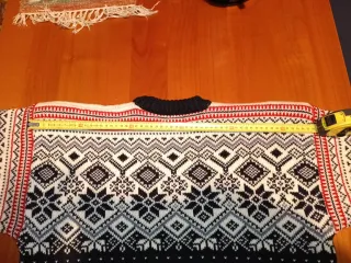 Maglione Norvegese 100% lana Made in Italy L/XL