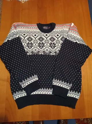 Maglione Norvegese 100% lana Made in Italy L/XL